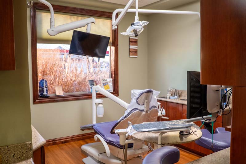 dental operatory at Pearl Dentistry